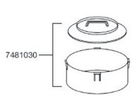 EHEIM FILTERINZETSTUK MET DEKSEL 2231/2233/2235,2232/34/36
