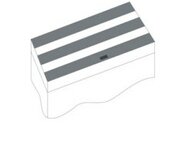 JUWEL KLEPPENSET IV ZWART 120X50 CM VOOR RIO 300/350