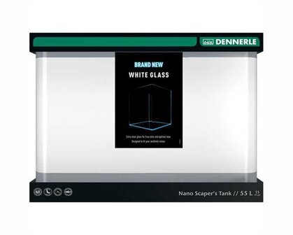 DENNERLE NANO SCAPERSTANK 55 L - WHITEGLASS