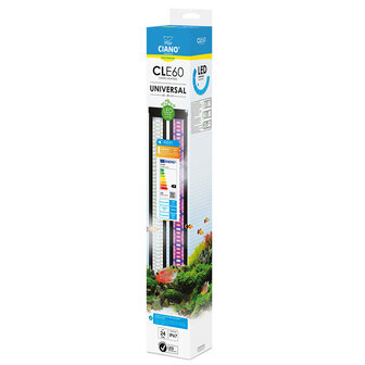 Ciano Ciano led emotions CLE 60 57,9x6,8x2cm zwart