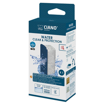 Ciano WATER CLEAR LARGE 1ST 8,8x3,9x3,1cm blauw