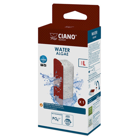 Ciano STOP ALGAE LARGE 1ST 8,8x3,9x3,1cm rood