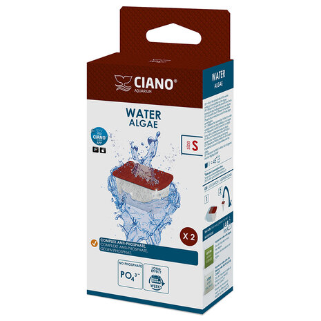 Ciano STOP-ALGAE SMALL 2ST 3,8x3x2,3cm rood