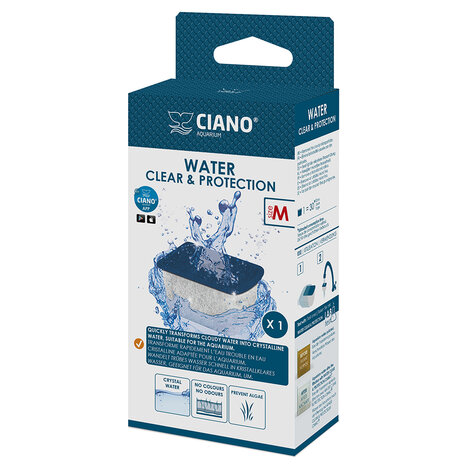 Ciano WATER CLEAR MEDIUM 1ST 5x4x3cm blauw