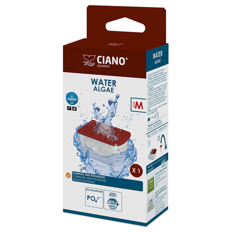 Ciano STOP-ALGAE MEDIUM 1ST 4,6x3,6x3,1cm rood