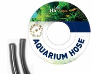 HS AQUA ANTHRACIET SLANG 9-12 MM 50 MTR