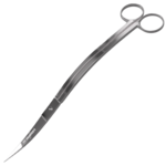 DENNERLE PLANT SCISSORS CURVED 25 CM