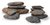 HS AQUA DARK PEBBLE ROCK M - CA. 2-3.5 KG