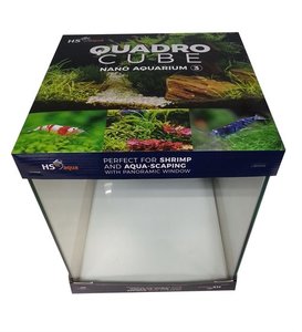 HS AQUA AQUARIUM VOLGLAS QUADRO CUBE NO.2 25X25X30 CM