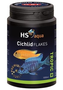 HS AQUA CICHLID FLAKES 1000 ML