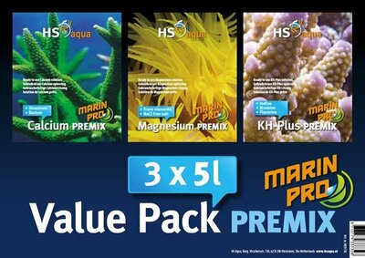 HS AQUA MARIN PRO READY XL VALUE PACK (CA,KH,MG) 3X5 L