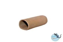 Leghol medium rond bruin - 12x5x4cm