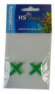 HS AQUA KRUISSTUK PLASTIC GROEN 4-6 PER 2 ST.