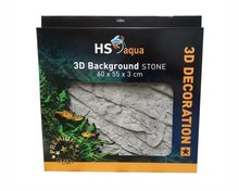 HS AQUA 3D BACKGROUND STONE GREY 60X55X3 CM